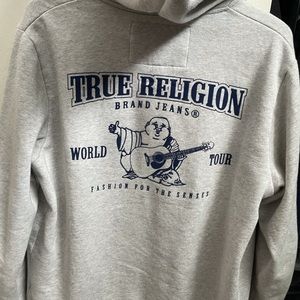 True religion buddha man hoodie sweatshirt